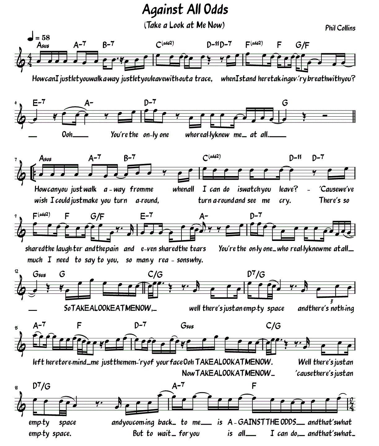 Sheet Music